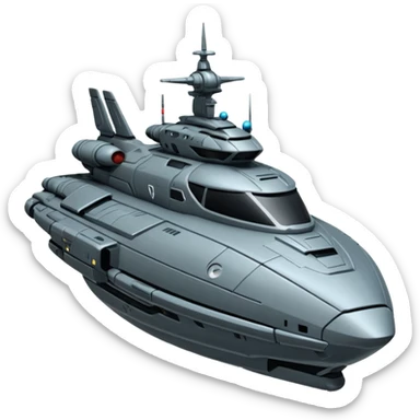 crea un emoji de la nave perseus de star citizen sticker