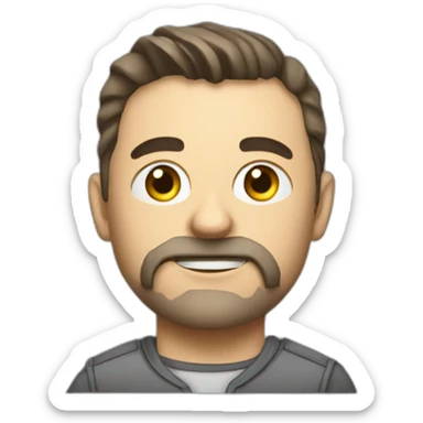 Antoine Dupont with a metal jaw walking on far de clerk sticker