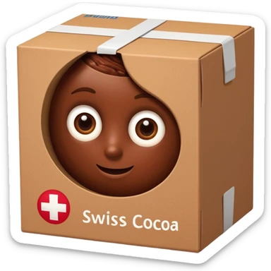 Swiss miss cocoa in box in Swiss miss box sticker
