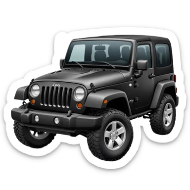 Jeep Wrangler best view  sticker