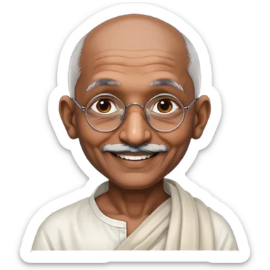 mahatma gandhi sticker