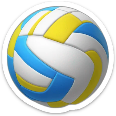 Volley ball sticker