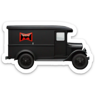 1925 Darth Vader Grumman mail truck sticker