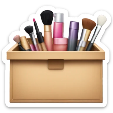 makeup box sticker