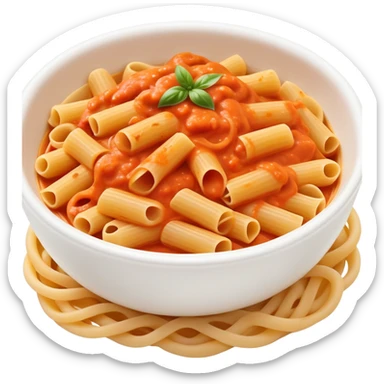 Vodka sauce pasta fancy luxury sticker