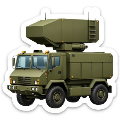 three-axle wheeled chassis himars sticker