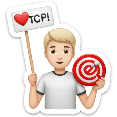 fan boy holding a sign with "Саша♥️" above his head sticker