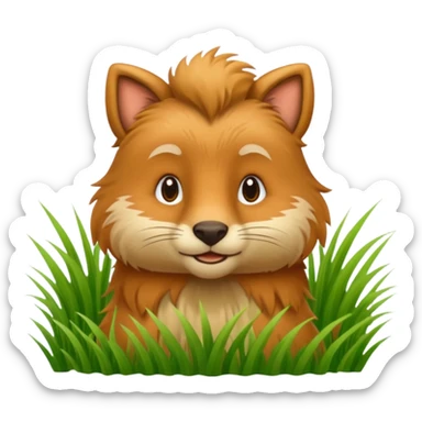 vegetarian animal sticker