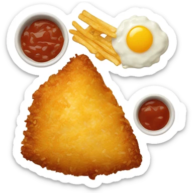hash brown  sticker