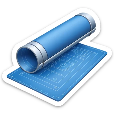 make a an icon for a plan structure  sticker