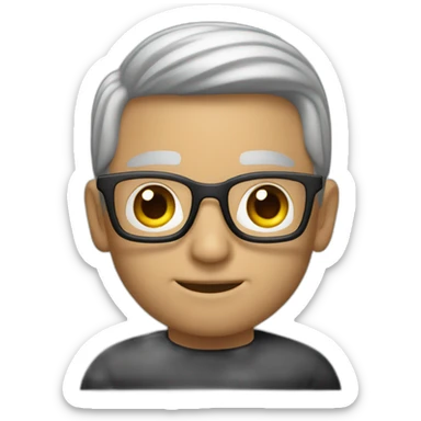 tim cook with a black macbook pro sticker