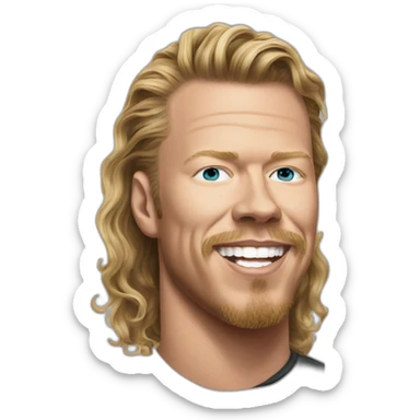 James hetfield in his twenties sticker