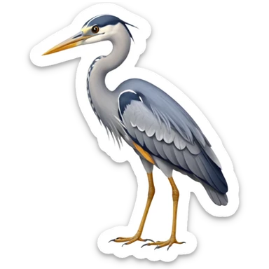 Grey Heron sticker