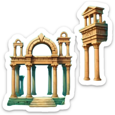 The Lost Island of Atlantis sticker