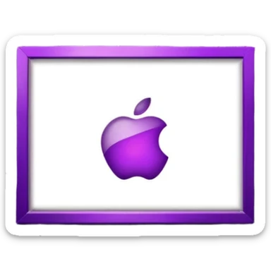 Projection Ad Wall — purple-white light + moving logo on brick wall, Street Advertisements. sticker