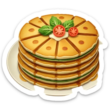 fried veggie pancake sticker