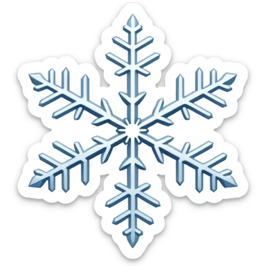 Snowflake Pattern sticker