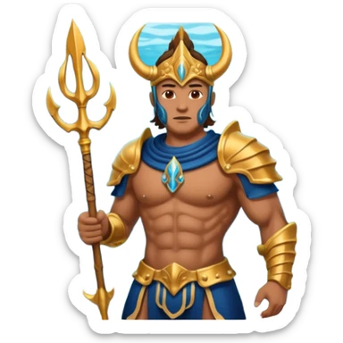 atlantis man OF THE SEA sticker