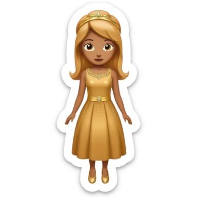 Female Butterscotch éclair combined  sticker