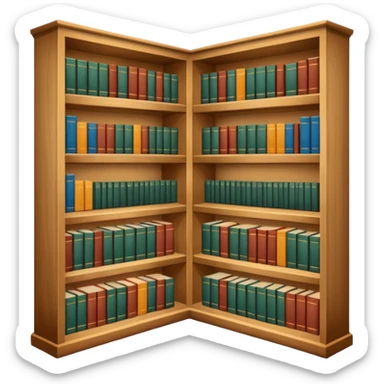 a full view of Library sticker