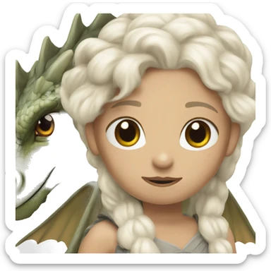 Daenerys dragons sticker