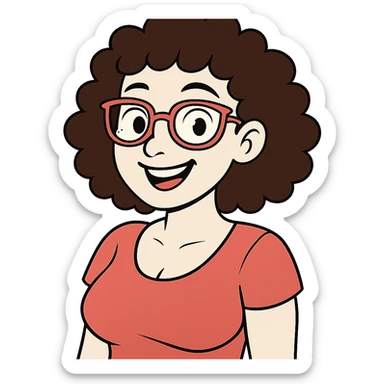 Change the skin color to white while keeping the rest of the image the same, with a transparent background. sticker