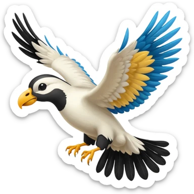 lazo negro con una paloma blanca de la paz sticker