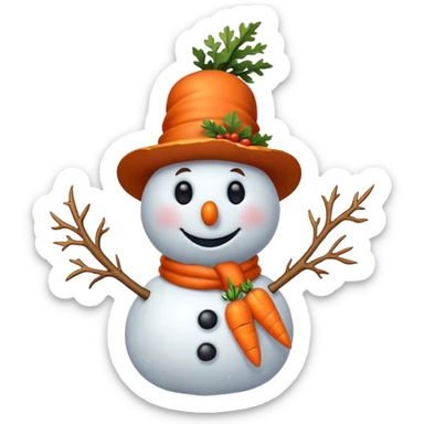 BONECO DE NEVE sticker