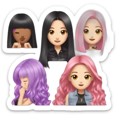 Title is blackpink in your area sticker