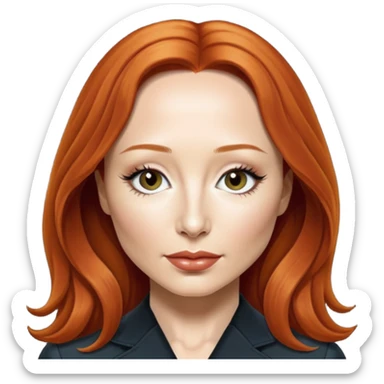 Tori Amos cinematic realistic sticker