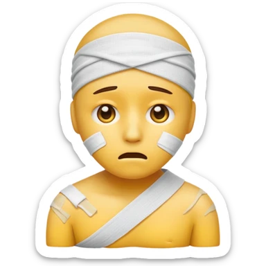 injured emoji sticker