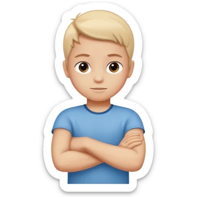 The 6 7 kid doing the 6 7 trend. sticker