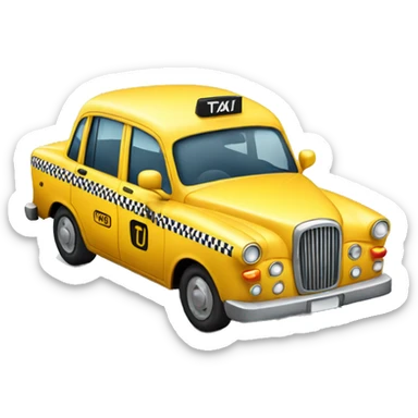 taxi sticker