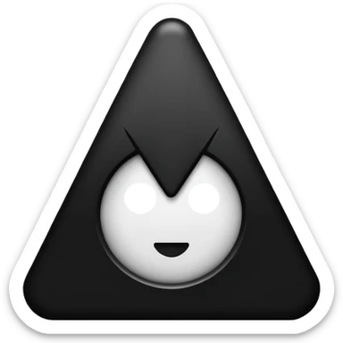 A black line down the middle on side white another side is black sticker