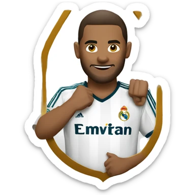 Real madrid football club sticker