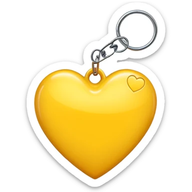 yellow heart with a price tag sticker