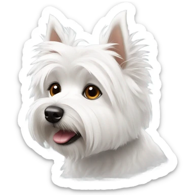 West highland white terrier sticker