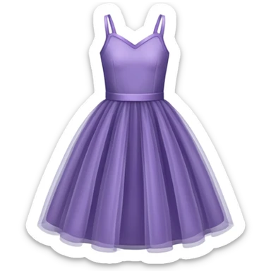 woman tulle dress sticker