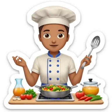 cooking and nutrition sticker