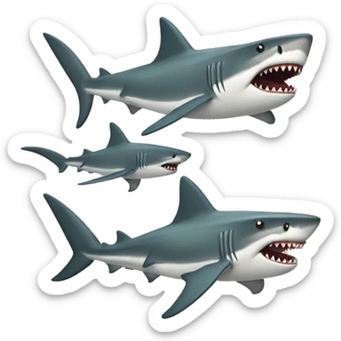 1920's Sharks sticker