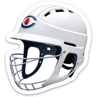 Cinematic Realistic image of AFL headgear featuring detailed cushioning and protective design elements, rendered with dynamic reflections on synthetic materials and set against a blurred action-packed background sticker
