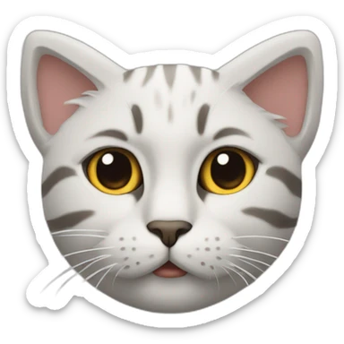 A cat with a Jordan 1 sticker