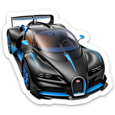 Bugatti bolide sticker