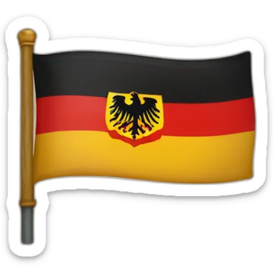 Flag of German empire sticker