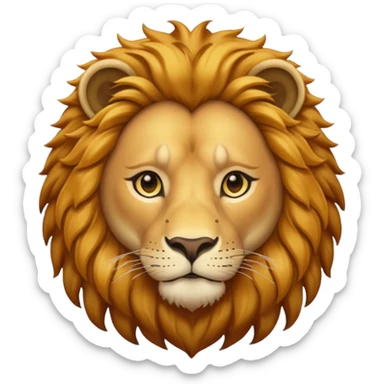 Lion eta  sticker