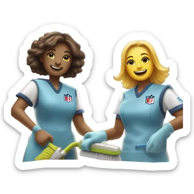 Super Bowl 2025 cleaning special sticker