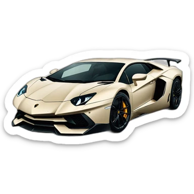 Lamborghini aventador svj sticker