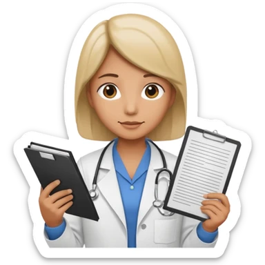 use the 3rd image, remove the face, and add some lines that would represent the text on the document sticker