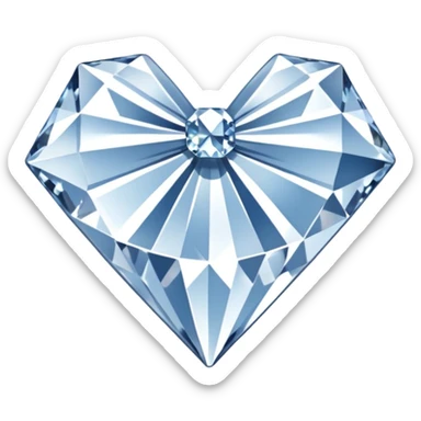 56-carat diamond shaped as bow sticker