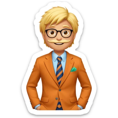 Preppy lorax sticker